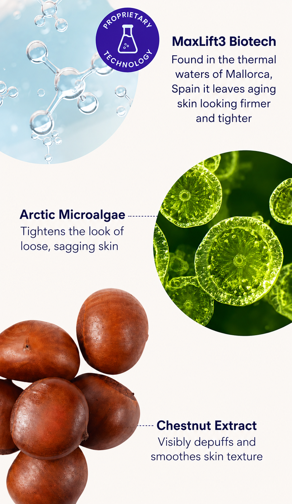 Immediate Tightening + Hydration + Targeted Skincare